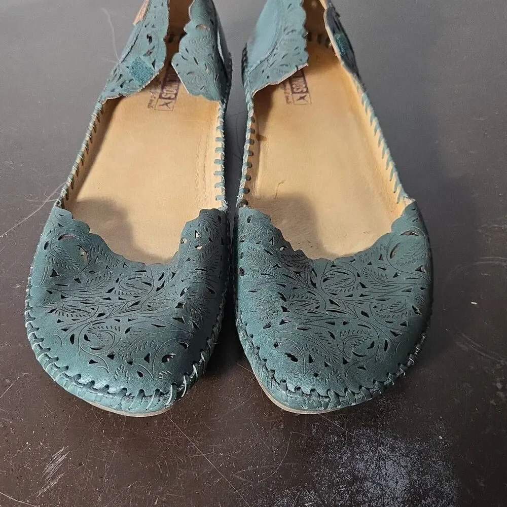 Pikolinos P. Vallarta ballet pump leather size 42 no strap size 10 - Picture 5 of 8